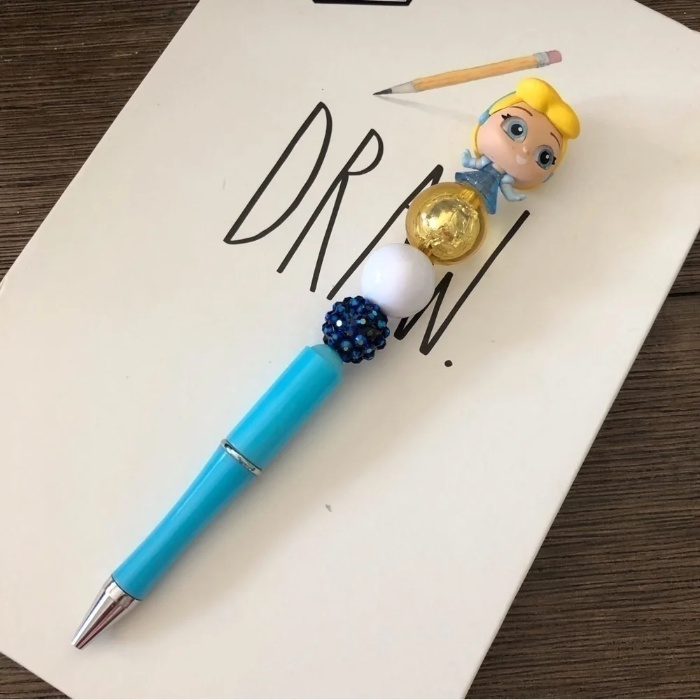 Disney Doorables: Cinderella: Cinderella handmade beaded pen